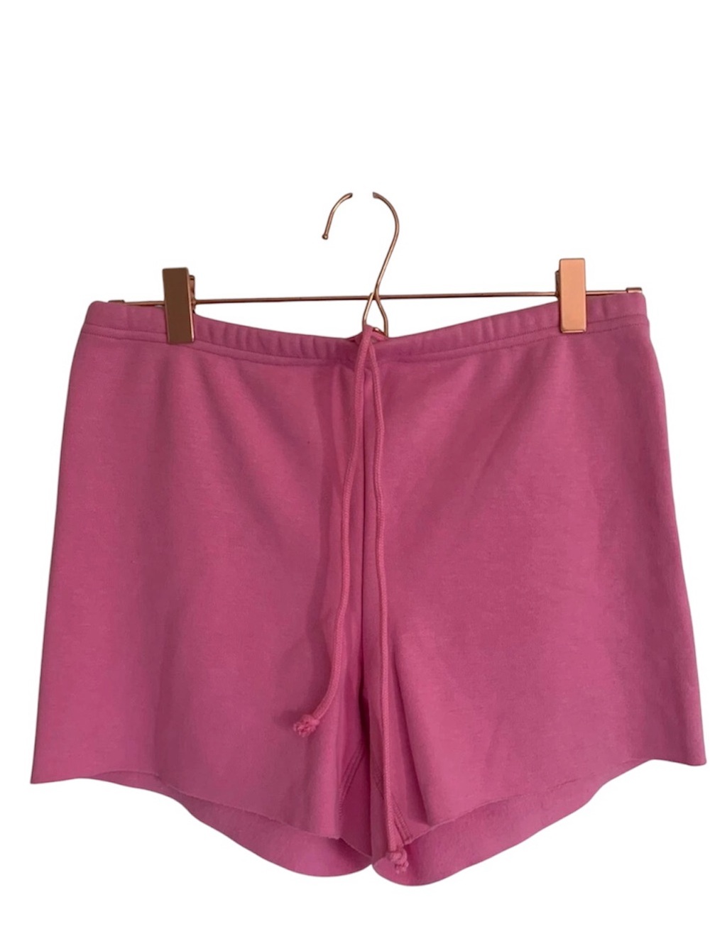 SKIMS Women's Cotton Fleece Shorts in Bubblegum Size Medium NWT RARE - Picture 2 of 5